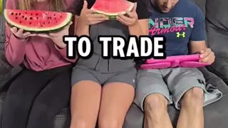 Amazing: Watermelon Prank on Mom #funny #prank #pranks #fyp #youtubeshorts #shor
