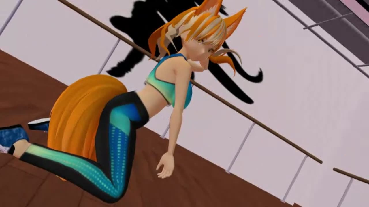 helen working out to call on me