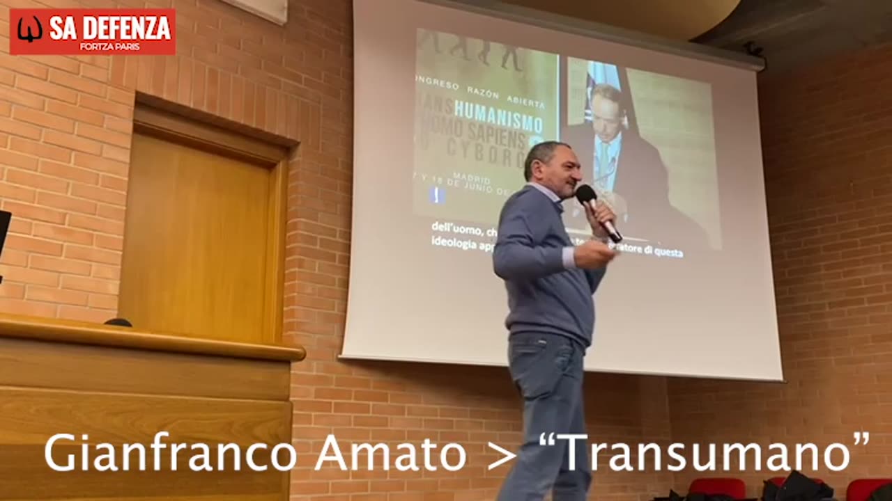 Gianfranco Amato conferenza su: Transumano