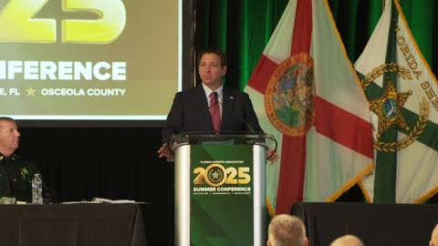 Governor DeSantis Speaks at the Florida Sheriffs’ Association Summer Conference