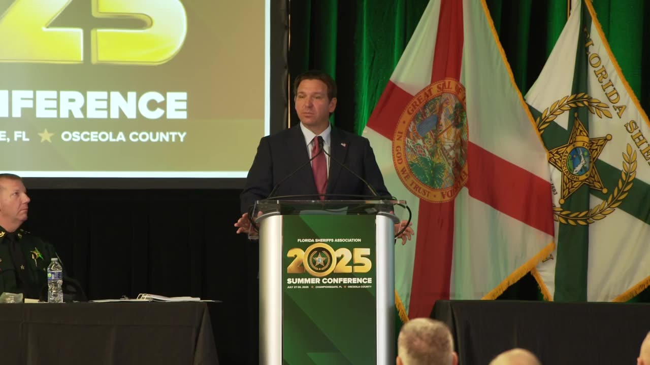 Governor DeSantis Speaks at the Florida Sheriffs’ Association Summer Conference