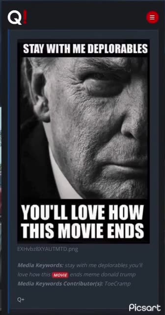 Q Post Report: Trump Is Q Plus