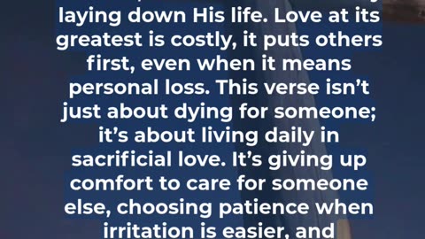 ❤️ Greater Love