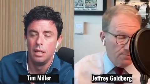 Jeffrey Goldberg gets visibly upset when asked why he just doesn’t release the rest of the chat