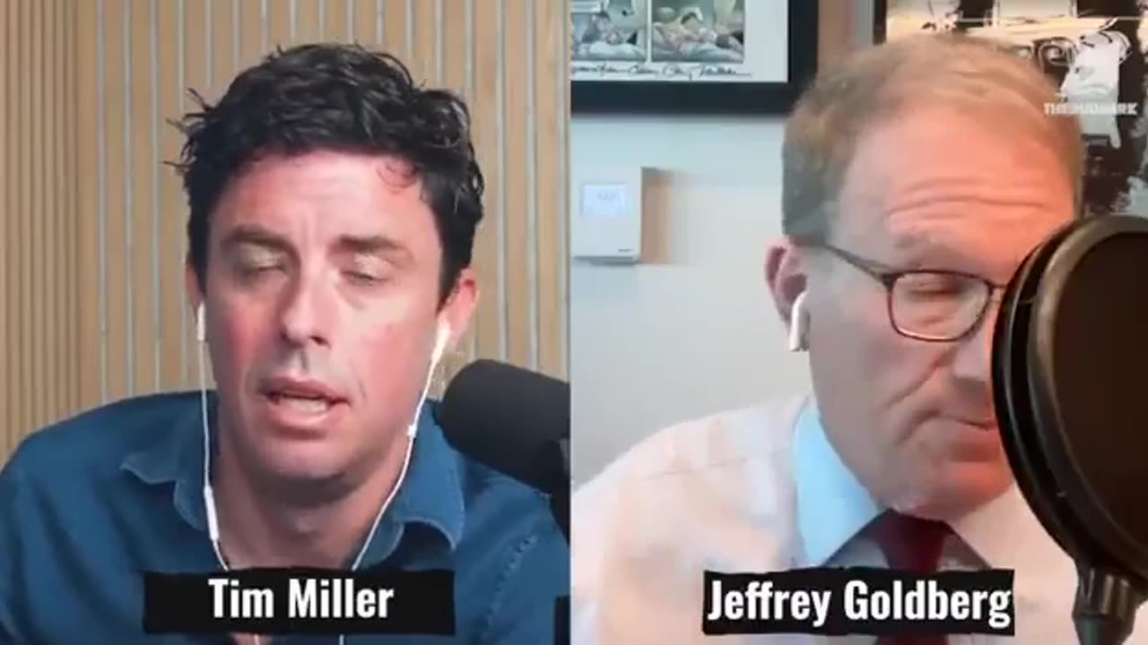 Jeffrey Goldberg gets visibly upset when asked why he just doesn’t release the rest of the chat