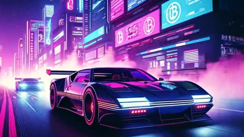 HeroBrainiac - Neon Skies [Synthwave]