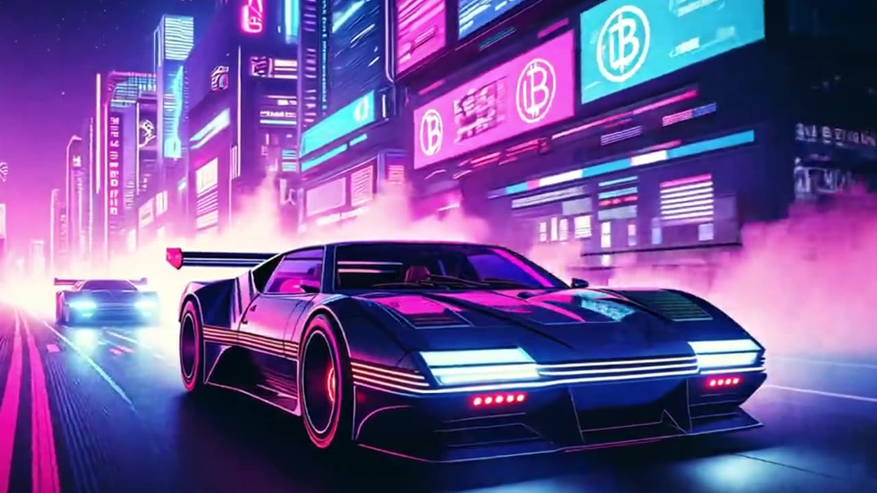 HeroBrainiac - Neon Skies [Synthwave]