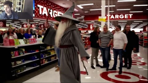 Outtake #3,042 Of Gandalf The Wizard From LOTR Series Is Dancing At A Target Store Fake Funny Parody