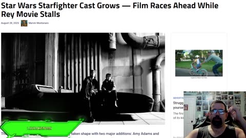 Star Wars Starfighter Moving Forward While Jedi Order Not Moving At All