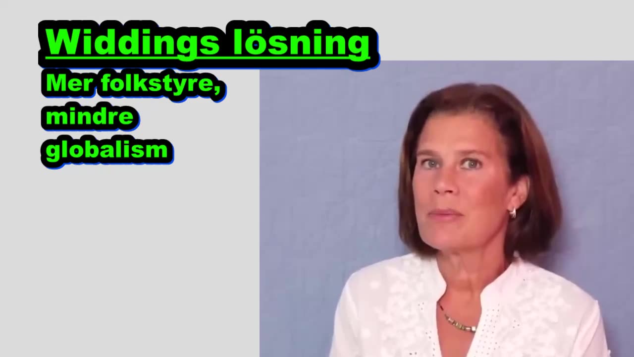 Politiska argument för Elsa Widding