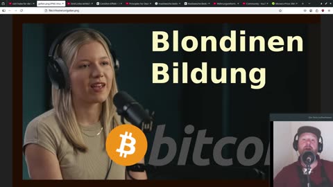 🗣 Blondine Bildung Bitcoin...... ‪@eingollan‬ ‪@ben_ungeskriptet‬