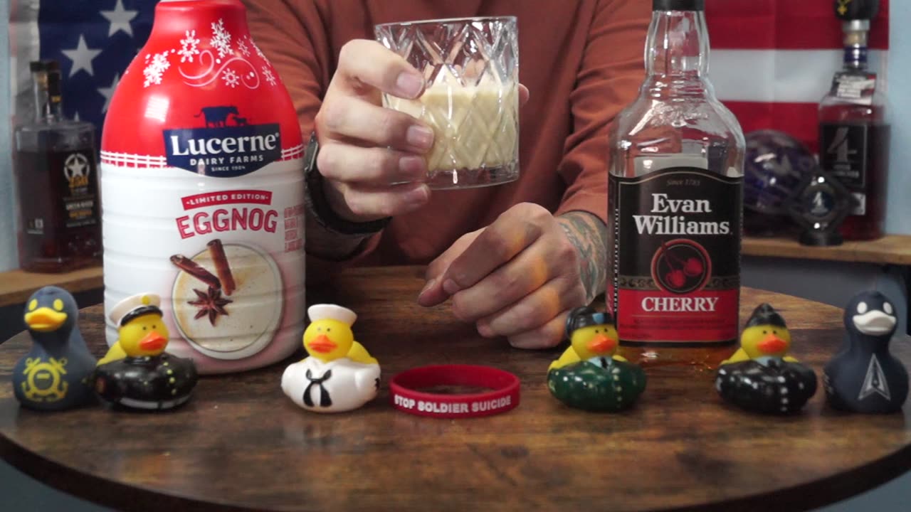 William Dietsch - Evan Williams Cherry Whiskey & Lucerne Eggnog