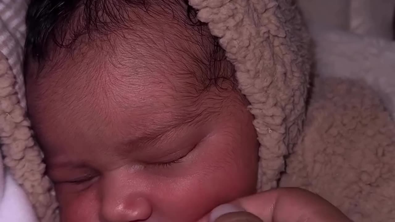 Baby smiling