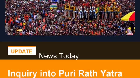 Inquiry into Puri Rath Yatra stampede to be completed in 30 days Odisha Minister