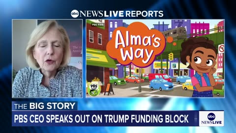 PBS CEO speaks out on Trump funding block