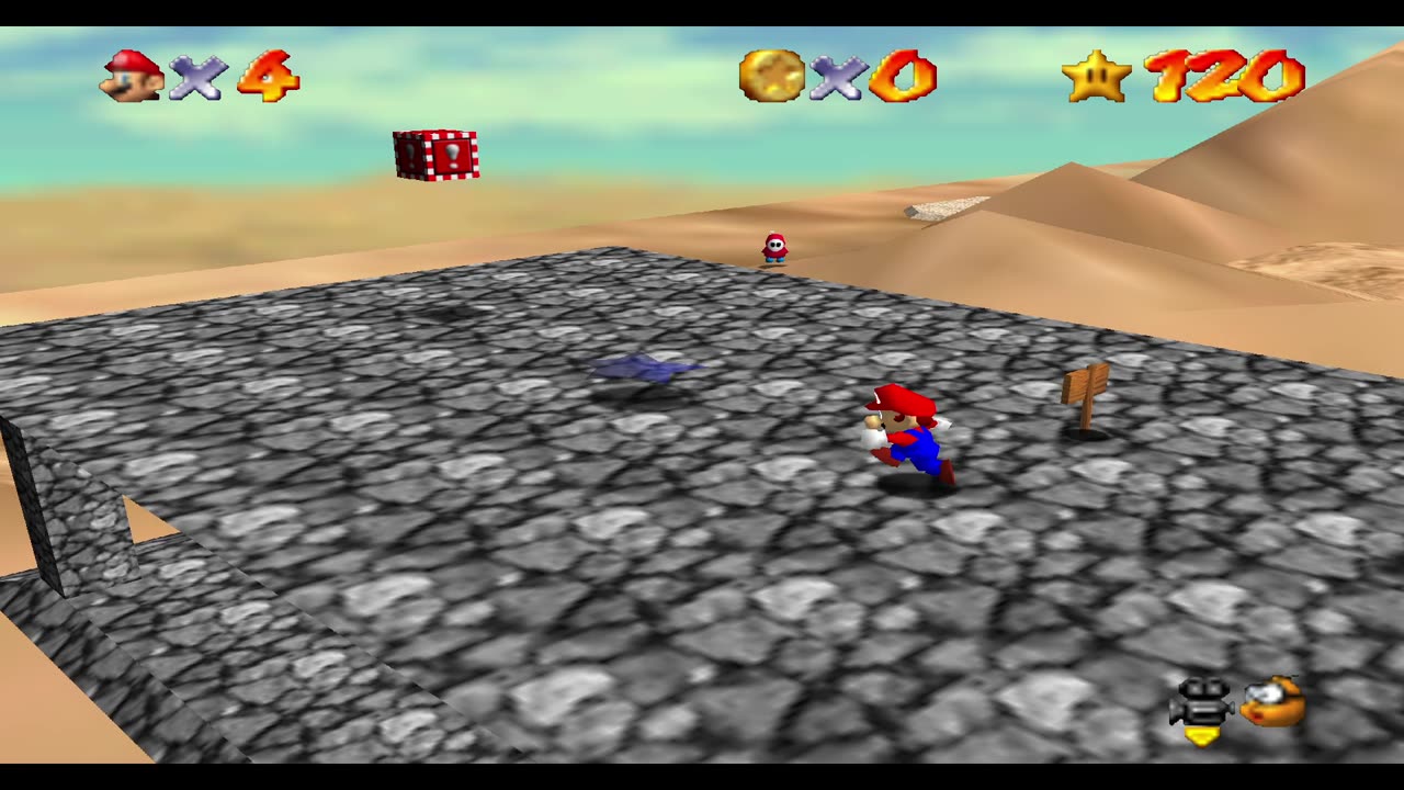 Super Mario 64 [Remaining RA] - Secrets of the Desert [NC]