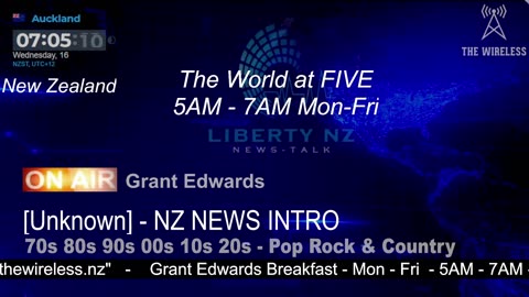 LibertyNZ Intl News - 7AM, Wed 16th July 25
