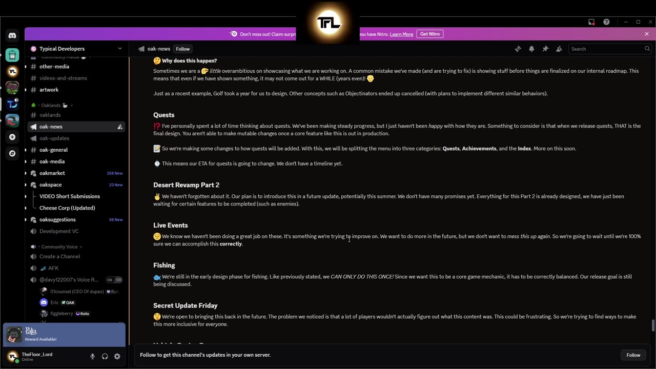 Roblox Oaklands | Dev Response June 26, 2026