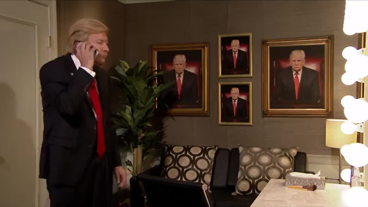 Donald Trump Interviews Himself In the Mirror