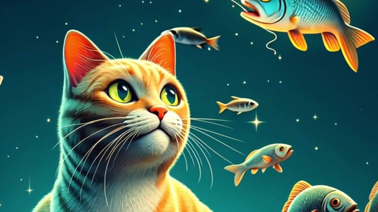 The Cat Who Always Missed the Fish #cat #cutecat2025 #aicat2025 #shorts