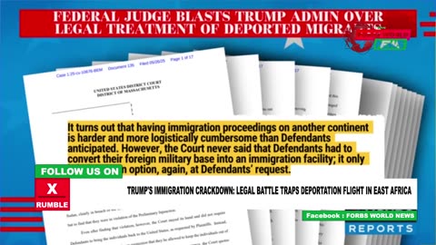 Trump administration faces legal challenges over it's immigration crackdown