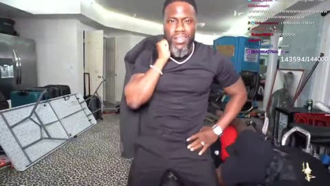 Kai Cenat and Druski started fighting while Kevin Hart just danced