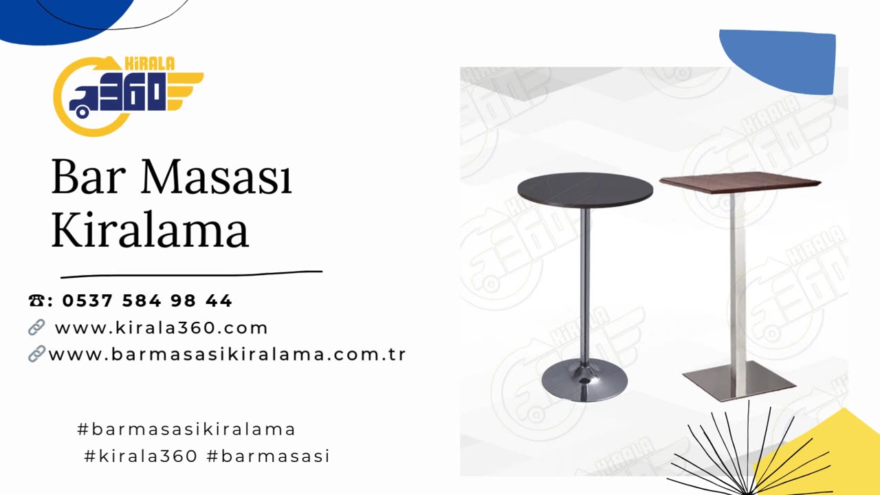 bar masasi kiralama
