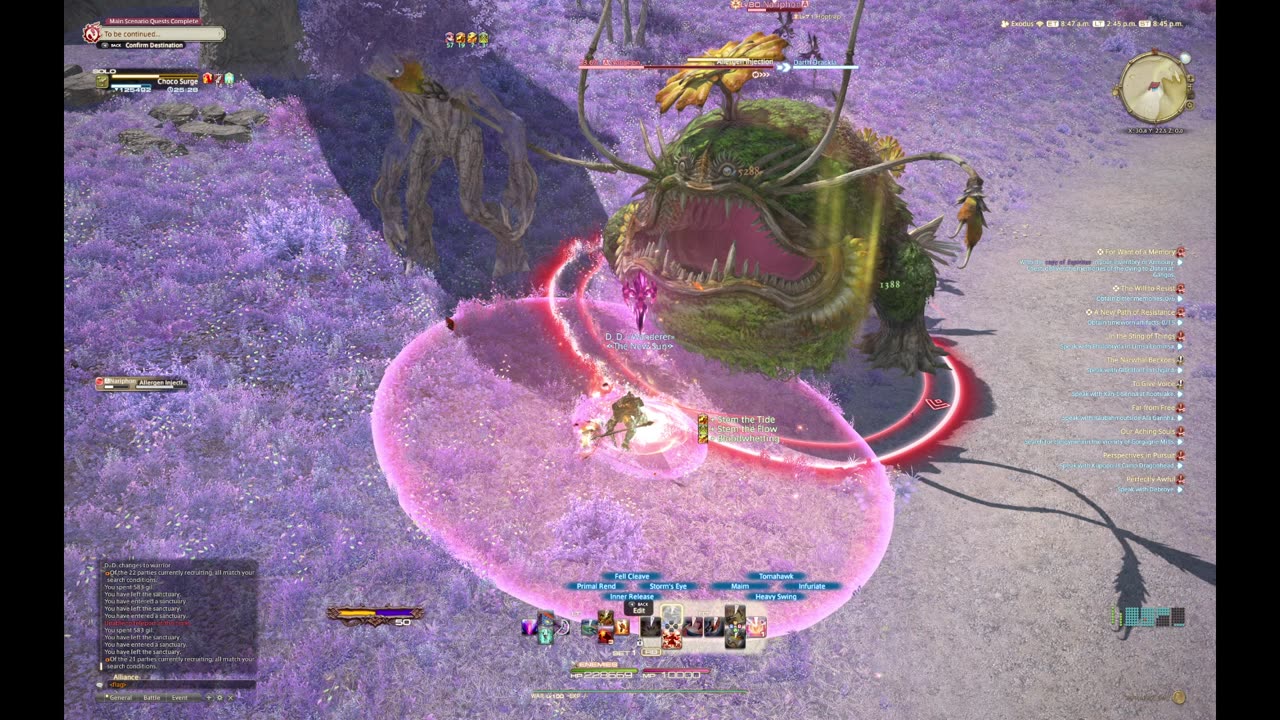 Final Fantasy 14 A Rank Nariphon Solo WAR