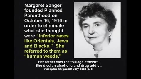 The Secret Agenda of Margaret Sanger 