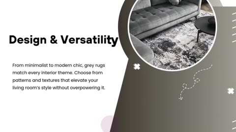 Stylish & Practical: Large Grey Rugs for Living Room