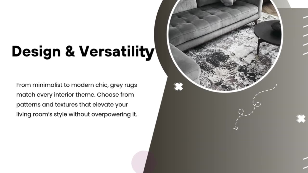 Stylish & Practical: Large Grey Rugs for Living Room