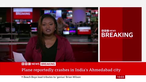 Plane crash in india # live