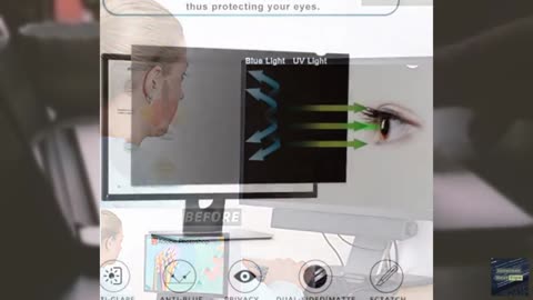 24 inch Computer Privacy Screen Filter - Suitable for 16:9 Aspect Ratio Widescre