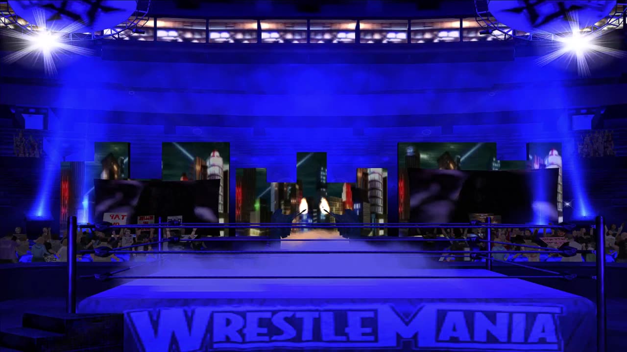 WWE SmackDown Vs RAW - (PlayStation 2) - Kane Vs Undertaker