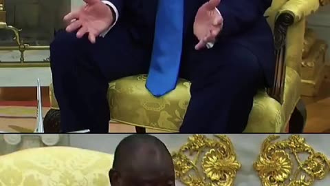 Pres. Doanld Trump Confronts South African Pres. R