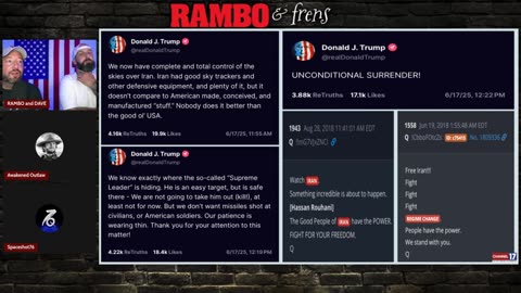 Rambo AF with Stormy Patriot Joe, Awakened Outlaw, SpaceShot, 8traQ, Patrick 6-19-25