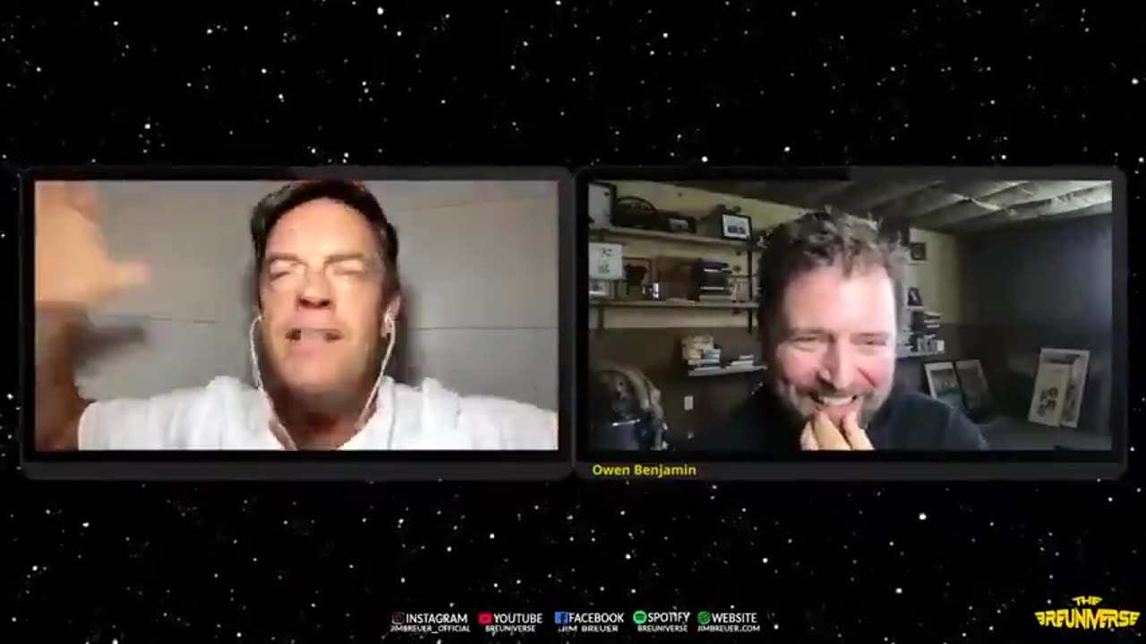 "Breuniverse Podcast #32: Owen Benjamin ☆ Full Interview with Jim Breuer" (17June2022) Removed from YouTube ☆Non-Monitized☆