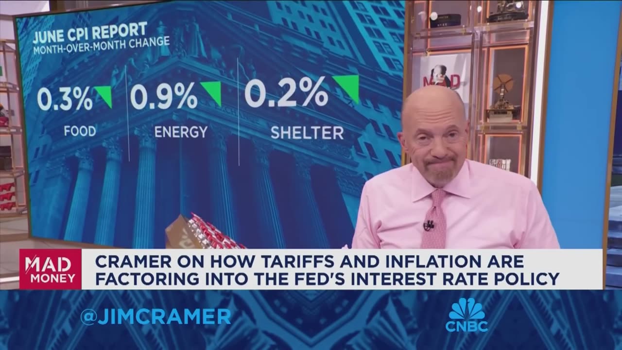 Jim Cramer discusses the confrontation between the Federal Reserve and the White House.