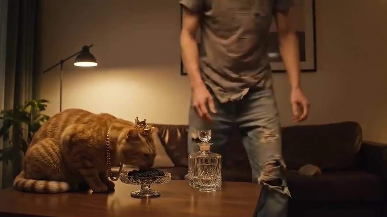 The millionaire cat!