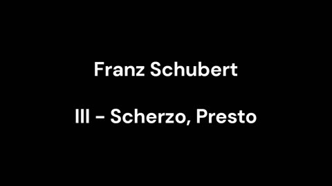 III - Scherzo, Presto