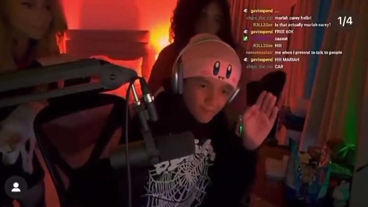 Mariah Carey makes an appearance on her son’s Twitch stream
