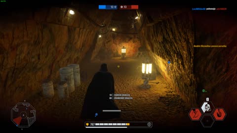 Star Wars Battlefront 2 Rakowy Gejplej Bohaterowie i Złoczyńcy #331 comeback mieczykami