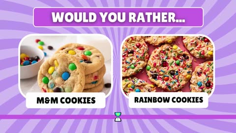 Would You Rather… ? Junk Food Edition!