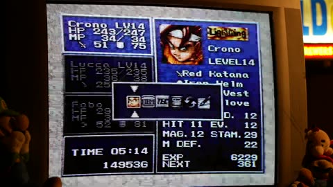 Chrono Trigger on SNES (SFC) with CRT TV part 5