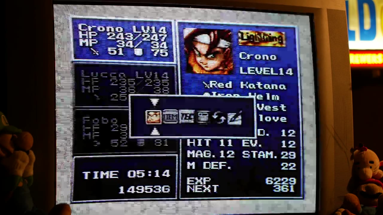 Chrono Trigger on SNES (SFC) with CRT TV part 5