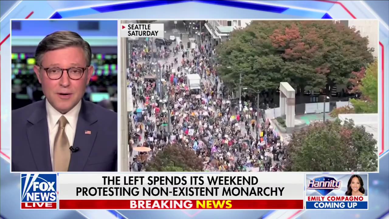 Mike Johnson Exposes Real Agenda Behind ‘Soros-Funded’ No Kings Protests