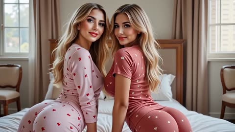 PAJAMA PARTY COMPILATION - Natural AI Women Come to Life in Stunning AI Art!