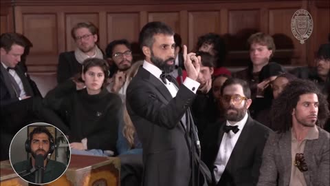 Son of Hamas SINGLEHANDEDLY Destroys Entire Jew-Hating Crowd at Oxford Union!