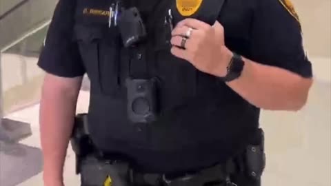 I meet up with the only cool police officer at the SA Airport. He always treated me with respect.