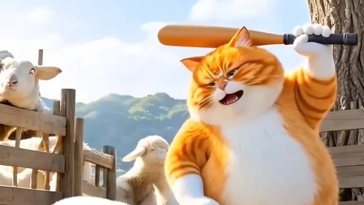 Tiger save the sheep 🐏